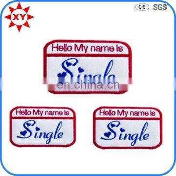 Custom fabric name badges Manufacturers gold dealer