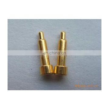 Spring loaded copper connector pogo pin for battery
