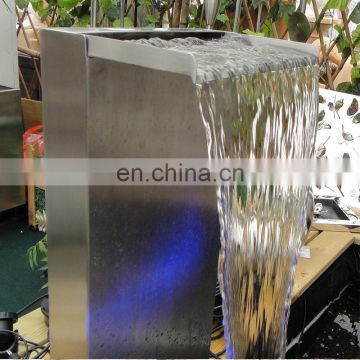 Outdoor Stainless Steel Waterfall Pond Water Fountain