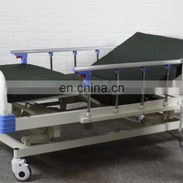 Multi-function ABS electric folding adjustable ICU hospital care bed