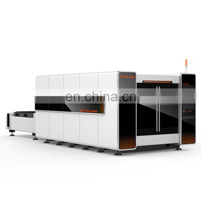 Jinan 3000W exchange table enclosed laser cutting machine best price for sale