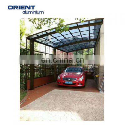 Hot Sale Aluminum Polycarbonate Roof Car Parking Patio Room Carport