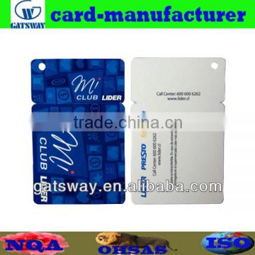 plastic business card with anti-fake function