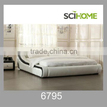 bed room furniture white modern leather beds with nightstand