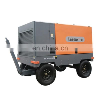 280M mobile screw air compressor for water well rock drilling rig