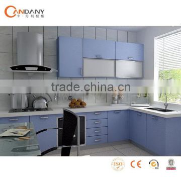 Hot sale open style plywood board kitchen cabinet,aluminum profile for kitchen cabinet