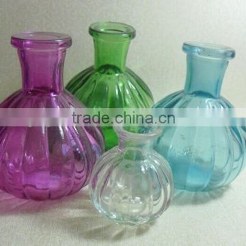 Circular aromatherapy glass bottles,glass bottle for aromatherapy