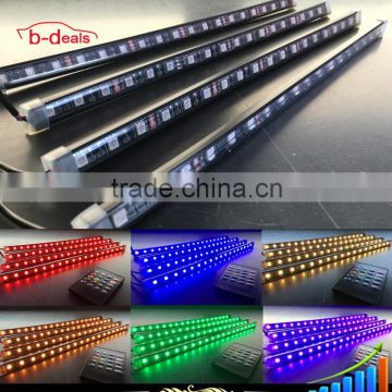 B-deals 4X18 LED Car SUV Interior Footwell Neon Decorative Atmosphere led Light Strips