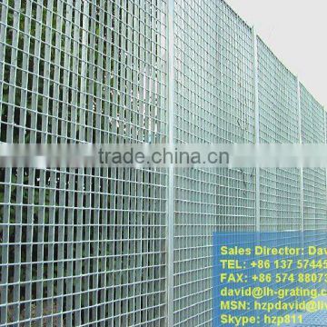 galvanized fence grating panels, galvanized grating fence