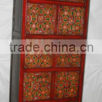 Chinese antique bedroom printing furniture/old cabinet/cheap chest