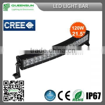 2016 Best Selling 120W led curved light bars, Ultra Bright auto led light arch bent DRCLB120-C