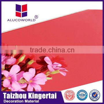 Alucoworld Offering Quality Plastic exterior sign materials Aluminum Composite Panel light weight concrete wall panels