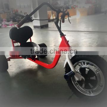 2015 new prominent leather seat drifting three wheel trike