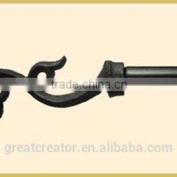 48-84" Branches Curtain Rod Wrought Iron Designs Windows