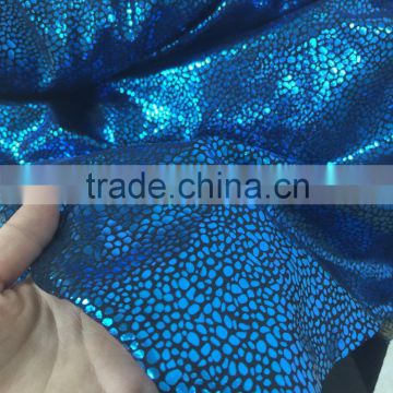 nylon lycra spandex fabric with fish scale print