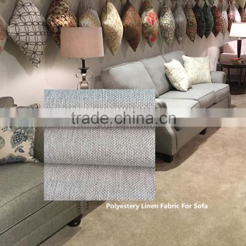 indian hometextile imitation linen fabric with needle coated for sofa, upholstery, furniture, etc
