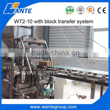 WT2-10 clay brick making machine with big capacity and good density