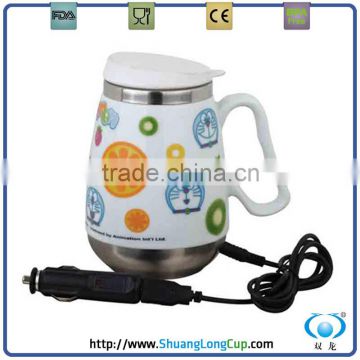 Ceramic electric cup warmer,heated electric cup with USB