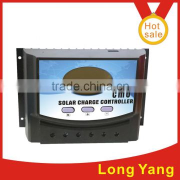 50A 60A PWM solar light controller with LCD display solar panel controller for battery