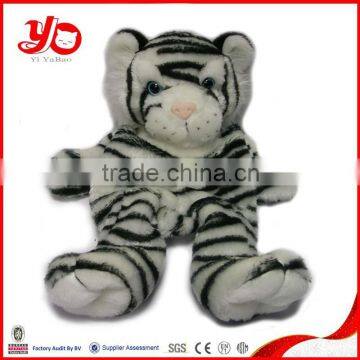 cute soft plush tiger hand puppet