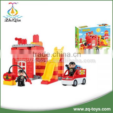 Children educational toys fire engine toy enlighten brick toy game
