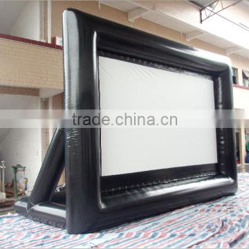 Excellent quality black inflatable projection movie screen