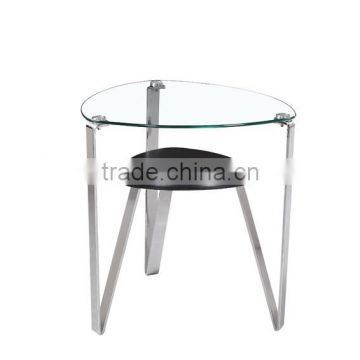 2015 Modern Cheap Coffee Table tempered glass & MDF