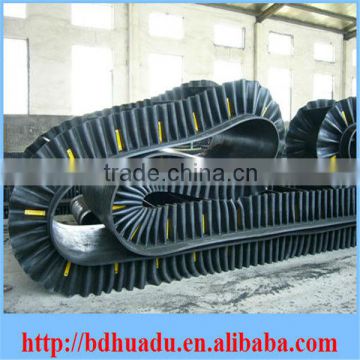 Corrugated Sidewall Conveyor Belt with cleat