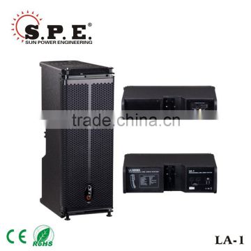 Chinese mini line array sound system 300w dual 6.5' LA-1 spe audio