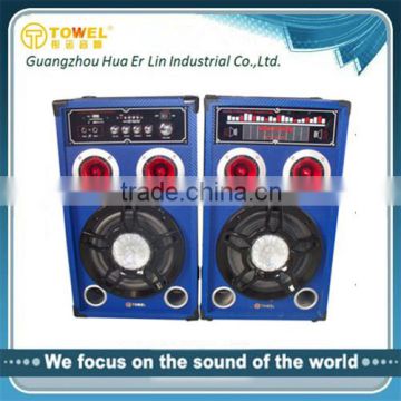 usb 2.0 mic/speaker surround sound 8 inch audio sound for home theater or stage