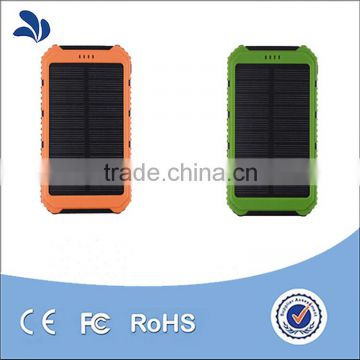 New products 2016 new arrival solar power bank charger for iphone xiaomi