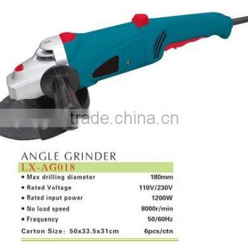 quality 1200w 7" 180MM electric angle grinder with GS/CE