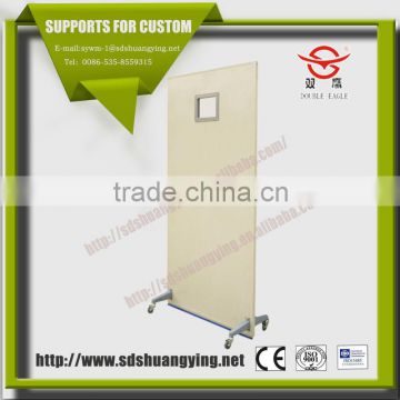 Mobile 4 Castors x-ray lead protective screen