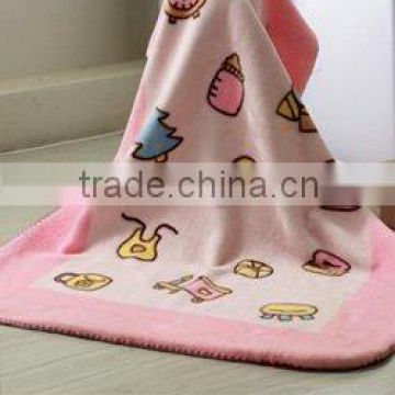 super soft lovely cute raschel 100 polyester baby AC blankets