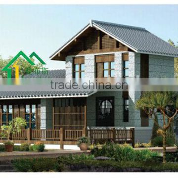 European style Low cost Light steel frame building for living/resort villa