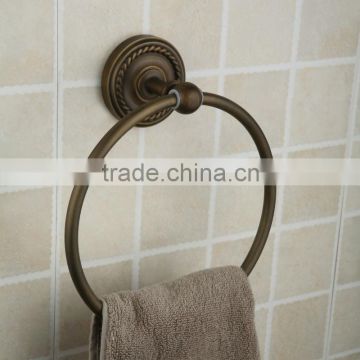 Classic Copper Towel Hanger Bronzed Towel Ring for Bathroom Accessories