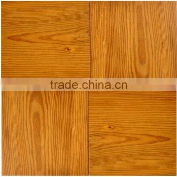 Artistic yellow pine multilayer engineered wooden flooring