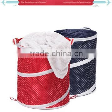 Rare are easy to use at home with foldable oxford cloth wholesale folding net laundry basket