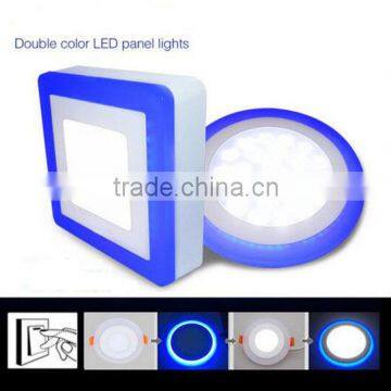 Square LED Panel Light White and Blue Color Changing LED Ceiling Light 5W 9W 16W 24W