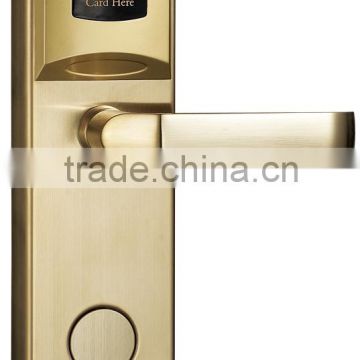 Elegant Stainless Steel Standalone Electronic Hotel Door Lock with 13.56mhz MF