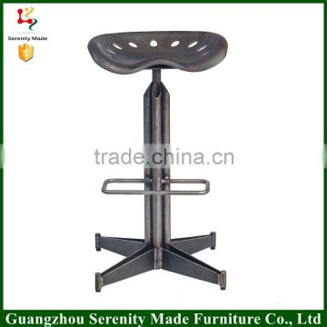 2016 latest metal vintage industrial bar stool part