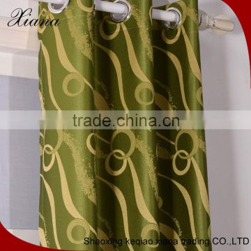 High quality green curtain fabric,creative designs window blinds