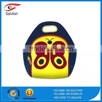 Cute cartoon children insulated lunch tote bag