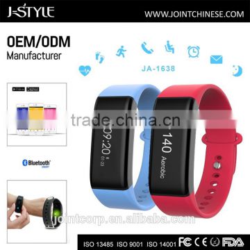 Hot Sales Quality Guaranteed Unique Gymnastics Bracelet Bluetooth silicone wristband with heart rate monitor
