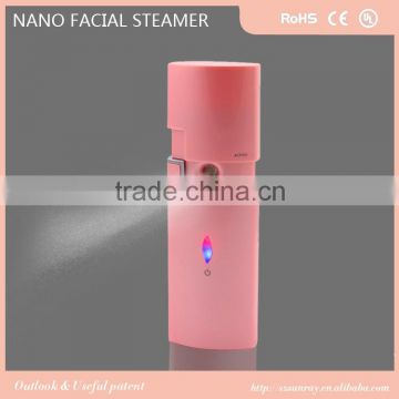 CE certified Personal skin care beauty products Mini facial steamer nano moisturizing and whitening skin