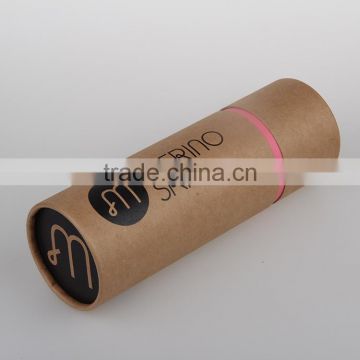 Kraft paper white paper tube packing with CMYK printing