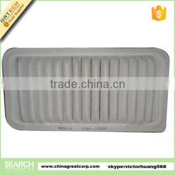 17801-22020 good quality air intake filter for Toyota