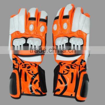 Custom design Leather Motorbike Gloves