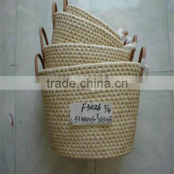 linyi County lucky weave Crafts Dried Corn Husks Knitting Gift Basket