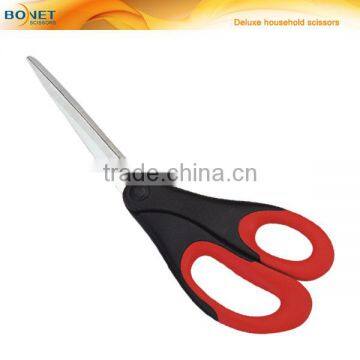 S38019 New style 9-1/2" household soft handle heat cutting scissors